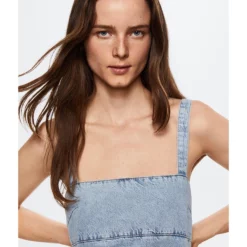 Mango Lyocell Denim Dress -Mango popular store mango 0009 7668916 3
