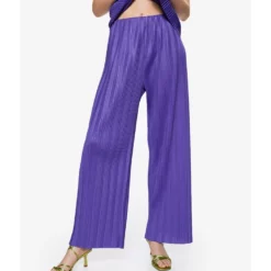 Mango Pleated Palazzo Trousers