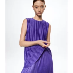 Mango Pleated Palazzo Trousers 9 Mango Pleated Palazzo Trousers -Mango popular store mango 0035 3968916 3