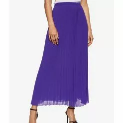 Mango Pleated Midi Skirt