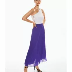 Mango Pleated Midi Skirt -Mango popular store mango 0045 0055916 4