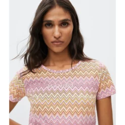 Mango Embroidered Logo Print T-Shirt -Mango popular store mango 0050 4945916 3