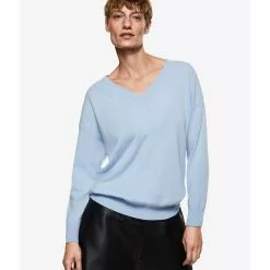 Mango V-Neck Cashmere Sweater