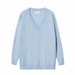 Mango V-Neck Cashmere Sweater -Mango popular store mango 0054 8017726 7