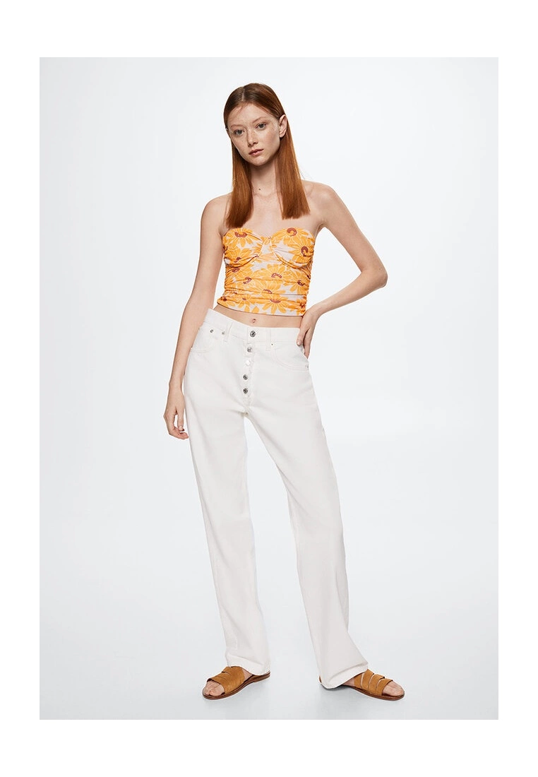 Mango Floral Crop Top 7 Mango Floral Crop Top - Image 5