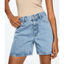 Mango Straight Denim Shorts 14 Mango Straight Denim Shorts -Mango popular store mango 0074 0868916 4