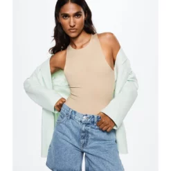 Mango Straight Denim Shorts 16 Mango Straight Denim Shorts -Mango popular store mango 0074 0868916 6