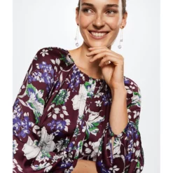 Mango Flower Print Dress -Mango popular store mango 0077 8155916 3