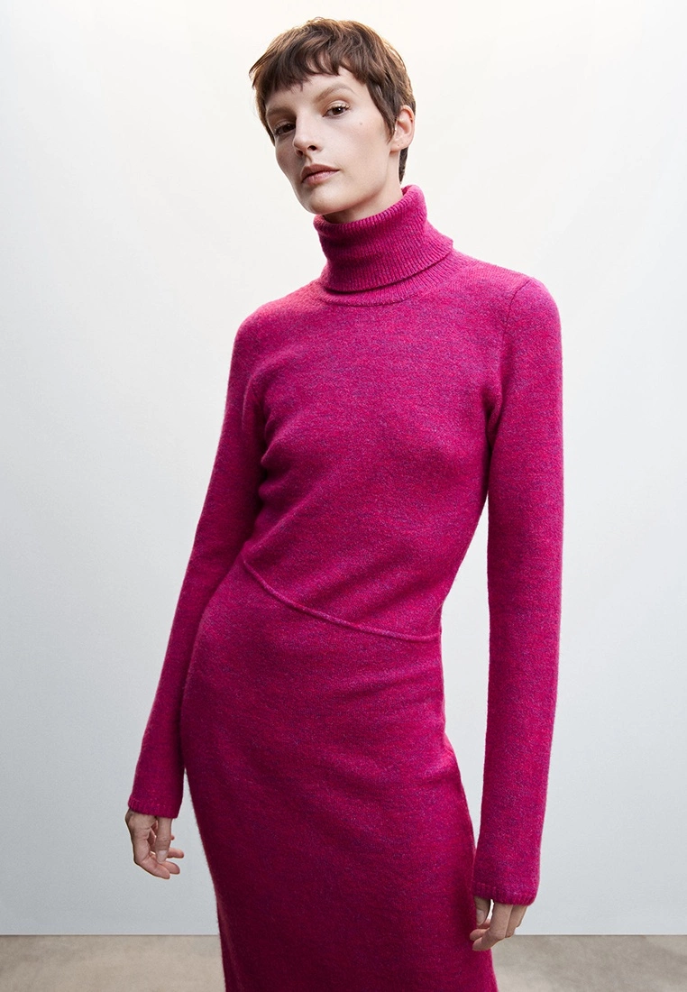 Mango Knitted Turtleneck Dress 5 Mango Knitted Turtleneck Dress - Image 3