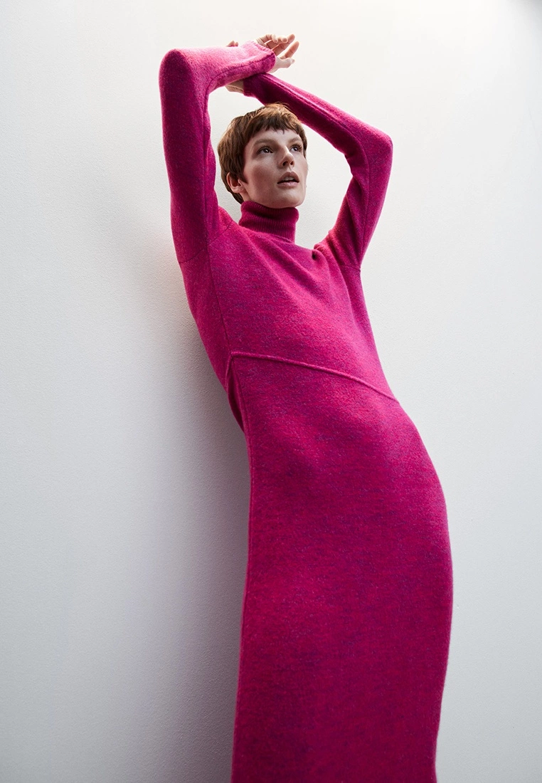 Mango Knitted Turtleneck Dress 6 Mango Knitted Turtleneck Dress - Image 4