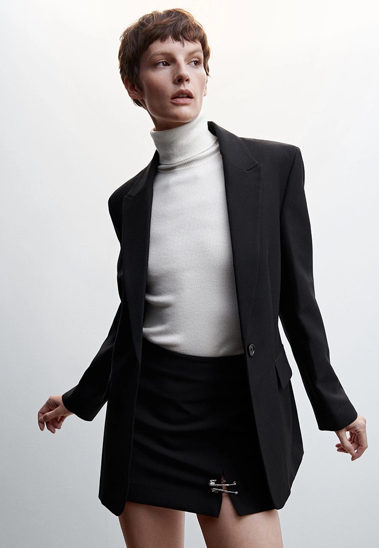 Mango Skirt With Safety Pin Detail 5 Mango Skirt With Safety Pin Detail - Image 3