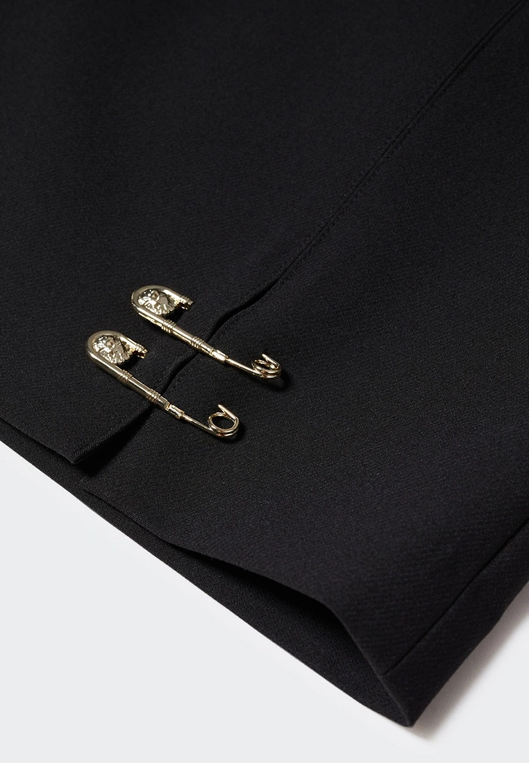 Mango Skirt With Safety Pin Detail 7 Mango Skirt With Safety Pin Detail - Image 5