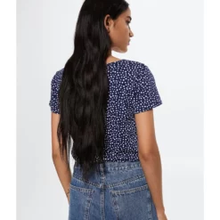 Mango Embroidered Logo Print T-Shirt 8 Mango Embroidered Logo Print T-Shirt -Mango popular store mango 0086 4155916 2