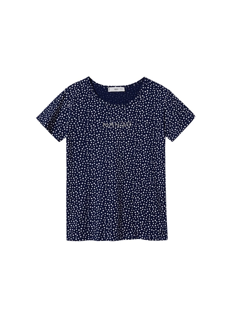 Mango Embroidered Logo Print T-Shirt 7 Mango Embroidered Logo Print T-Shirt - Image 5