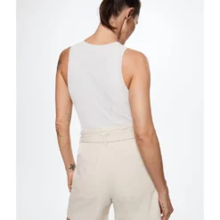 Mango Paperbag Denim Shorts -Mango popular store mango 0092 0168916 2