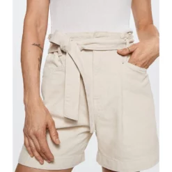 Mango Paperbag Denim Shorts -Mango popular store mango 0093 0168916 3