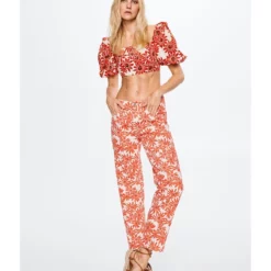 Mango Floral Crop Top 12 Mango Floral Crop Top -Mango popular store mango 0094 7268916 5