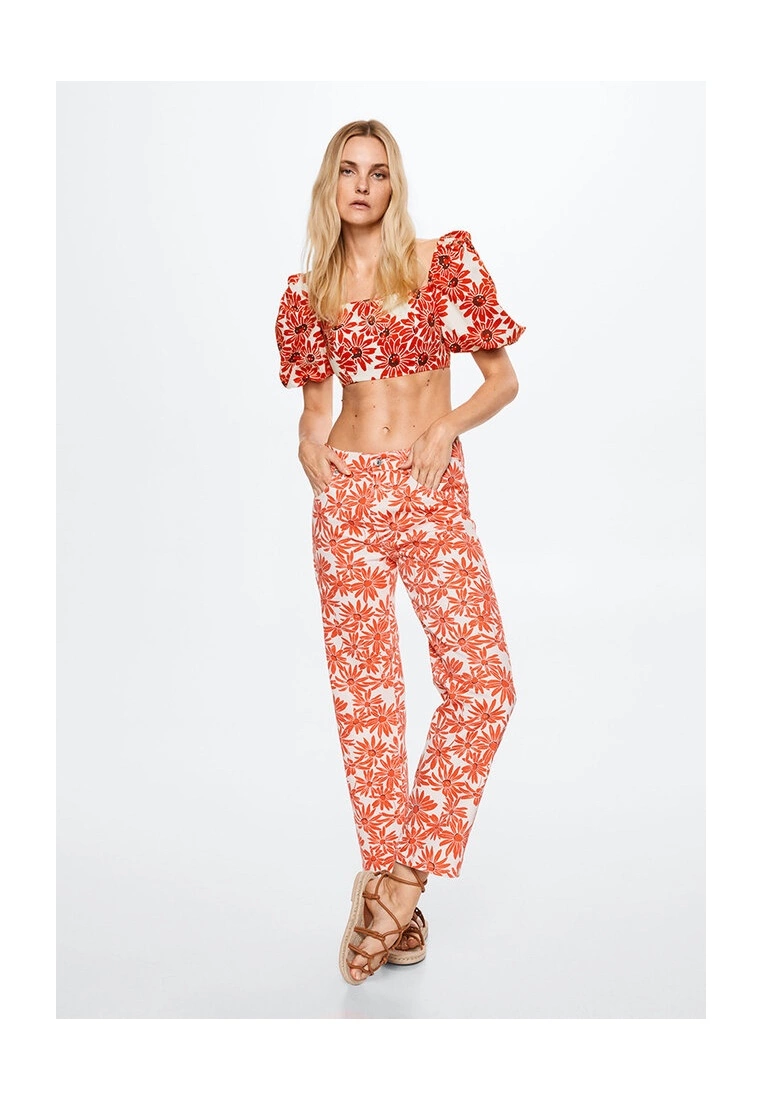 Mango Floral Crop Top 7 Mango Floral Crop Top - Image 5
