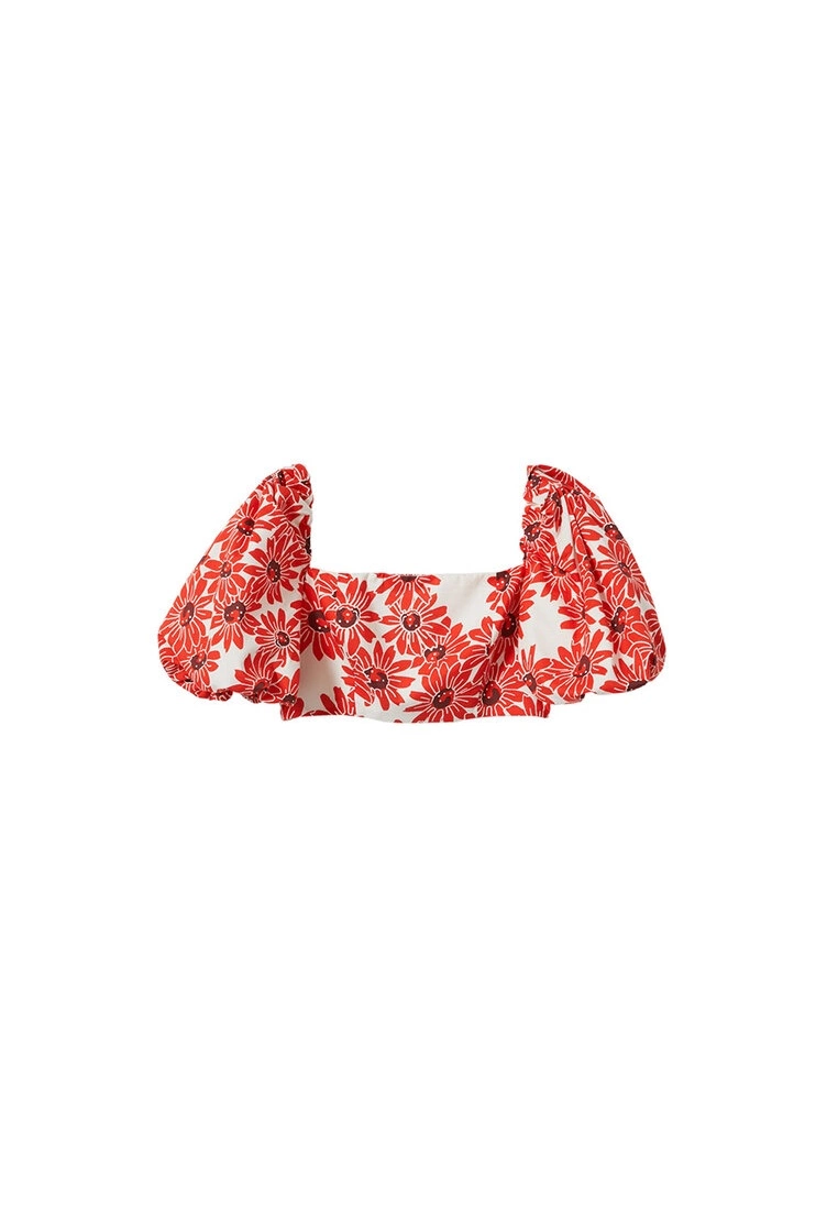 Mango Floral Crop Top 8 Mango Floral Crop Top - Image 6