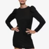 Mango Puffed Sleeves Texture Dress -Mango popular store mango 0095 9726336 1