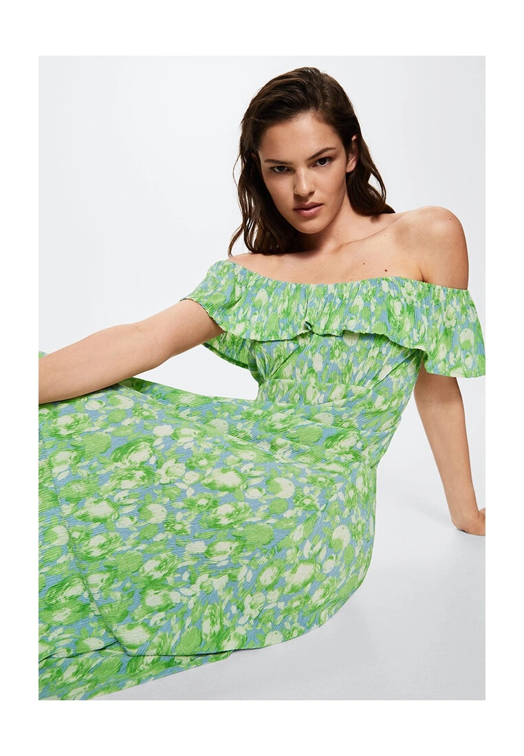 Mango Floral Print Dress 6 Mango Floral Print Dress - Image 4