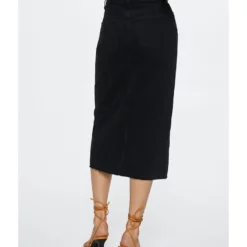 Mango Slit Denim Skirt -Mango popular store mango 0114 1368916 3