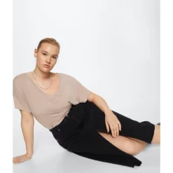 Mango Slit Denim Skirt -Mango popular store mango 0115 1368916 7