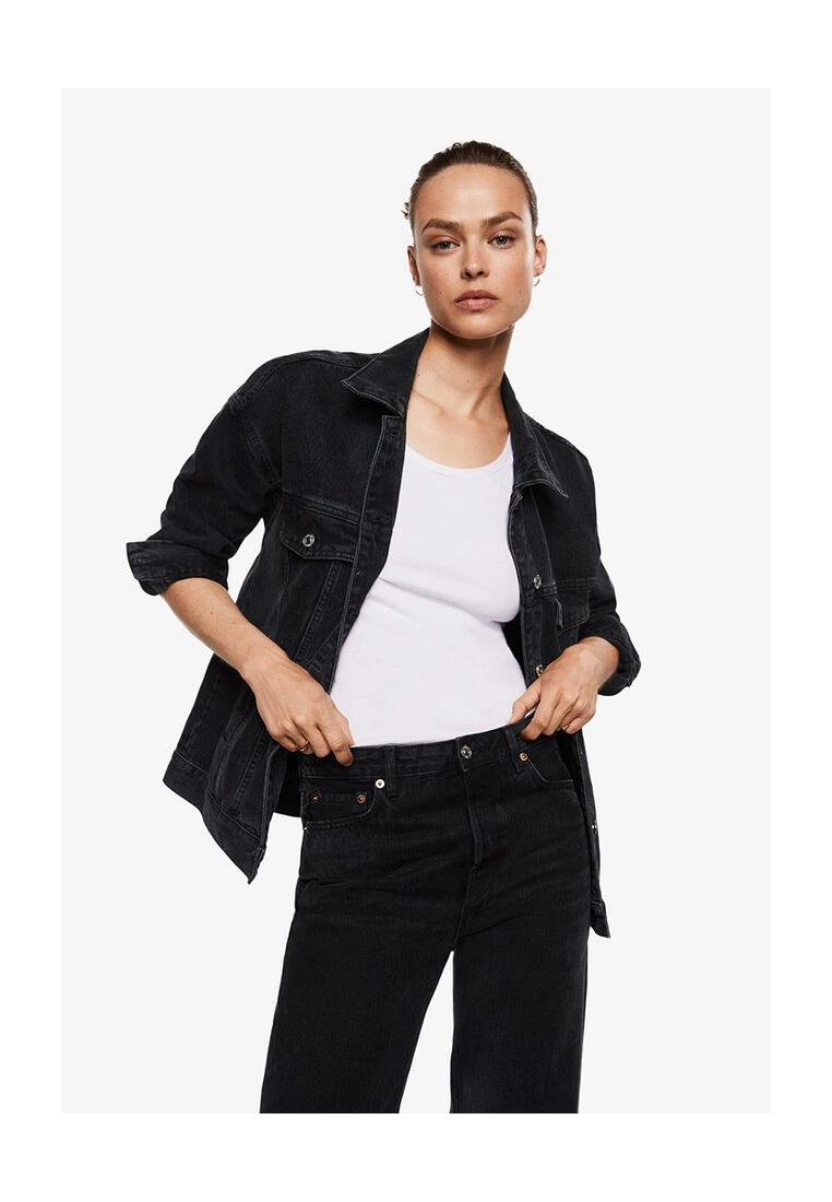 Mango Oversize Denim Jacket 3 Mango Oversize Denim Jacket
