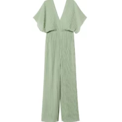 Mango Long Pleated Jumpsuit -Mango popular store mango 0141 9055916 6
