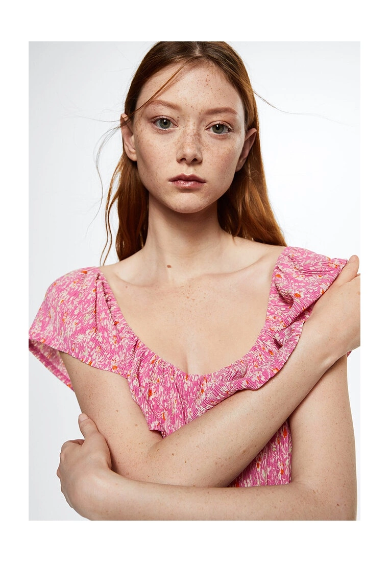 Mango Floral Print Dress 6 Mango Floral Print Dress - Image 4