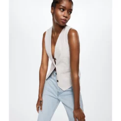 Mango High-Waist Cropped Straight Jeans -Mango popular store mango 0180 2668916 4