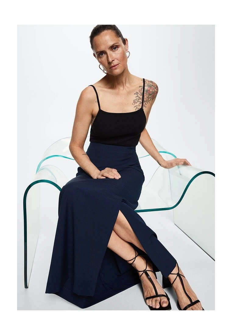 Mango Slit Hem Skirt 6 Mango Slit Hem Skirt - Image 4