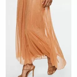 Mango Pleated Midi Skirt -Mango popular store mango 0188 4455916 3