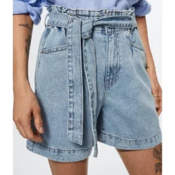 Mango Paperbag Denim Shorts -Mango popular store mango 0190 9658916 3