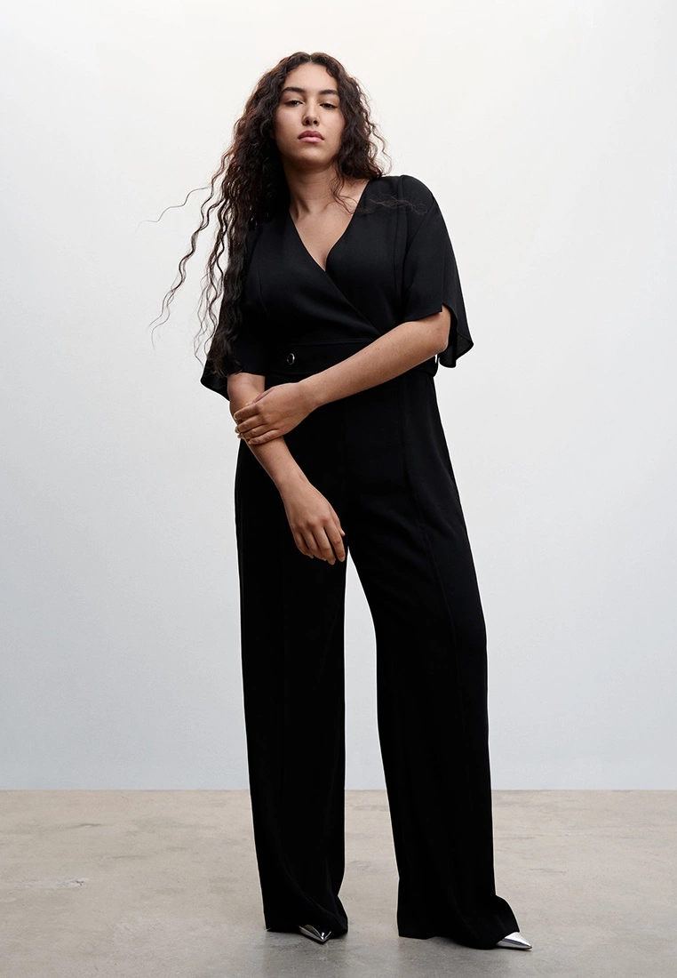 Mango Buttoned Long Jumpsuit 4 Mango Buttoned Long Jumpsuit - Image 2