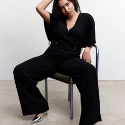 Mango Buttoned Long Jumpsuit 16 Mango Buttoned Long Jumpsuit -Mango popular store mango 0193 3581046 7