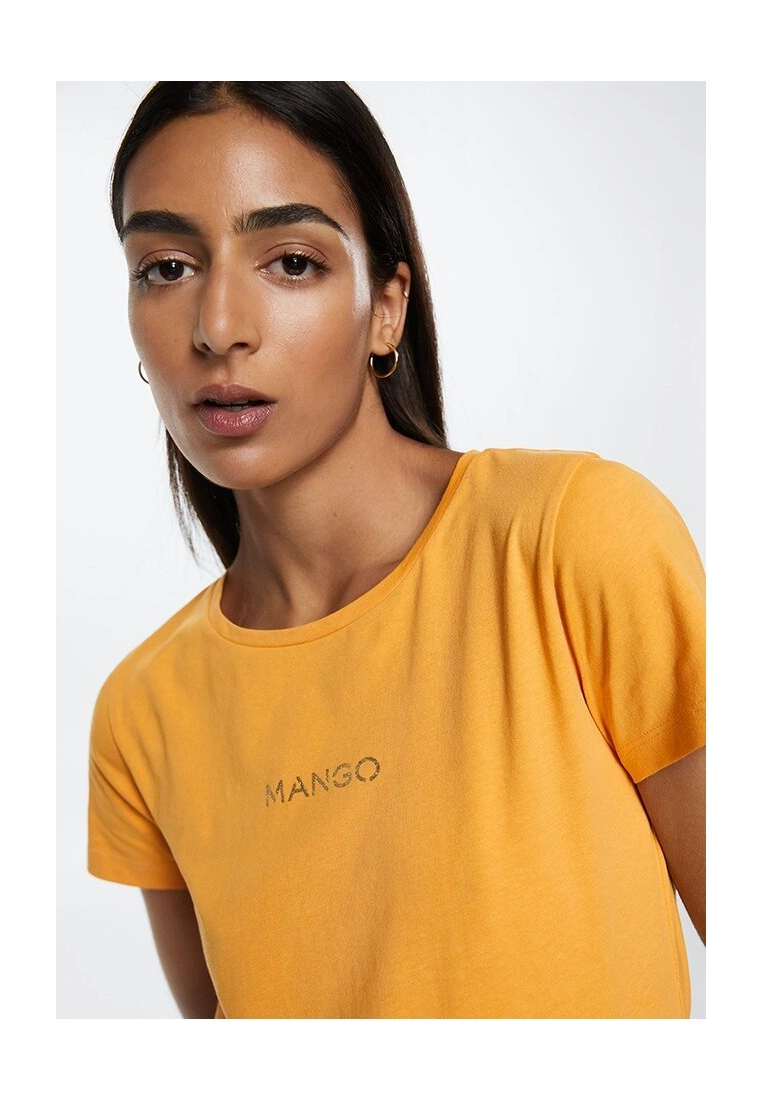 Mango Metallic Logo T-Shirt 5 Mango Metallic Logo T-Shirt - Image 3