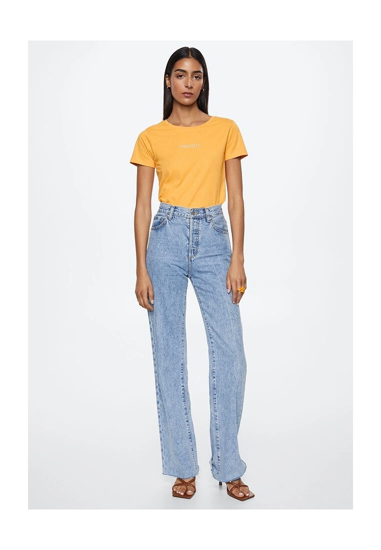 Mango Metallic Logo T-Shirt 6 Mango Metallic Logo T-Shirt - Image 4