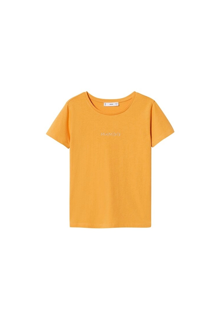 Mango Metallic Logo T-Shirt 7 Mango Metallic Logo T-Shirt - Image 5