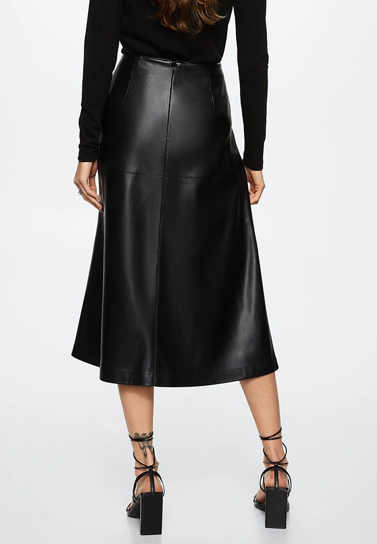 Mango Faux-Leather Skirt 4 Mango Faux-Leather Skirt - Image 2