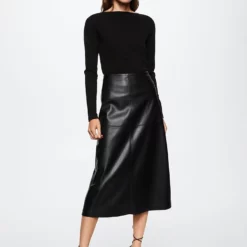 Mango Faux-Leather Skirt 13 Mango Faux-Leather Skirt -Mango popular store mango 0205 5761036 5