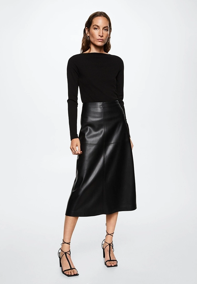 Mango Faux-Leather Skirt 7 Mango Faux-Leather Skirt - Image 5