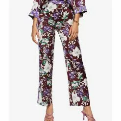Mango Flower Print Trousers