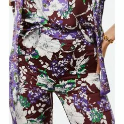 Mango Flower Print Trousers 9 Mango Flower Print Trousers -Mango popular store mango 0205 9558916 3