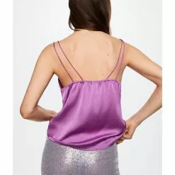 Mango Satin Lace Top -Mango popular store mango 0207 3330816 3