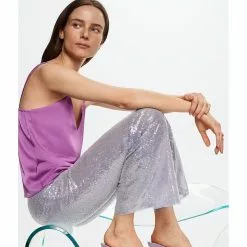 Mango Satin Lace Top -Mango popular store mango 0207 3330816 4