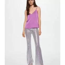 Mango Satin Lace Top -Mango popular store mango 0207 3330816 5