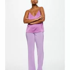 Mango Satin Lace Top -Mango popular store mango 0208 3330816 7