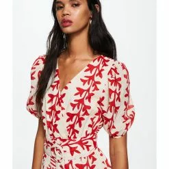 Mango Printed Cotton Dress -Mango popular store mango 0208 8658916 5