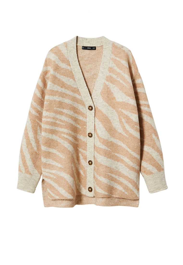 Mango Animal Print Cardigan 9 Mango Animal Print Cardigan - Image 7